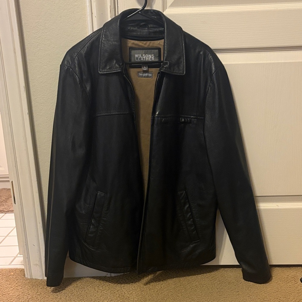 Wilsons Leather Men's Black Jacket